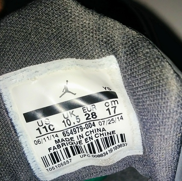 Jordans Sz 11C in gray - Picture 4 of 4